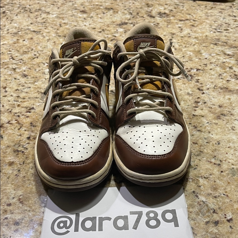 Nike Dunk Brown and White Sneakers